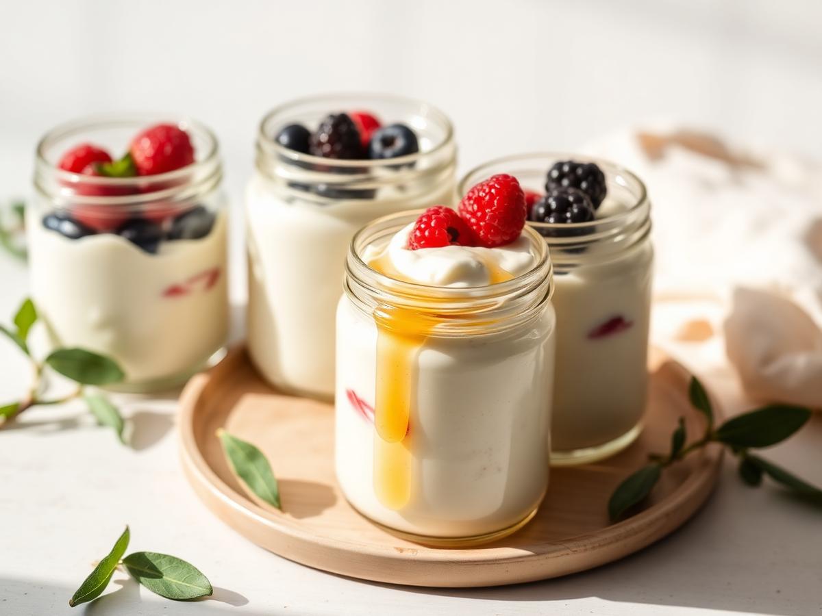 Yogurt natural casero
